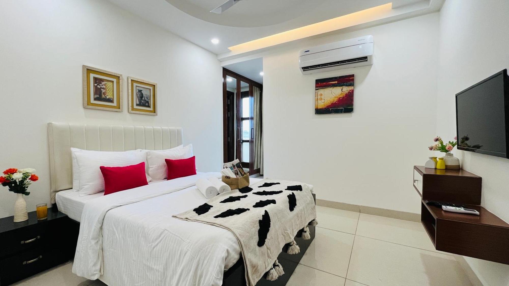 Olive Service Apartments - Golf Course Road Gurgaon Bilik gambar