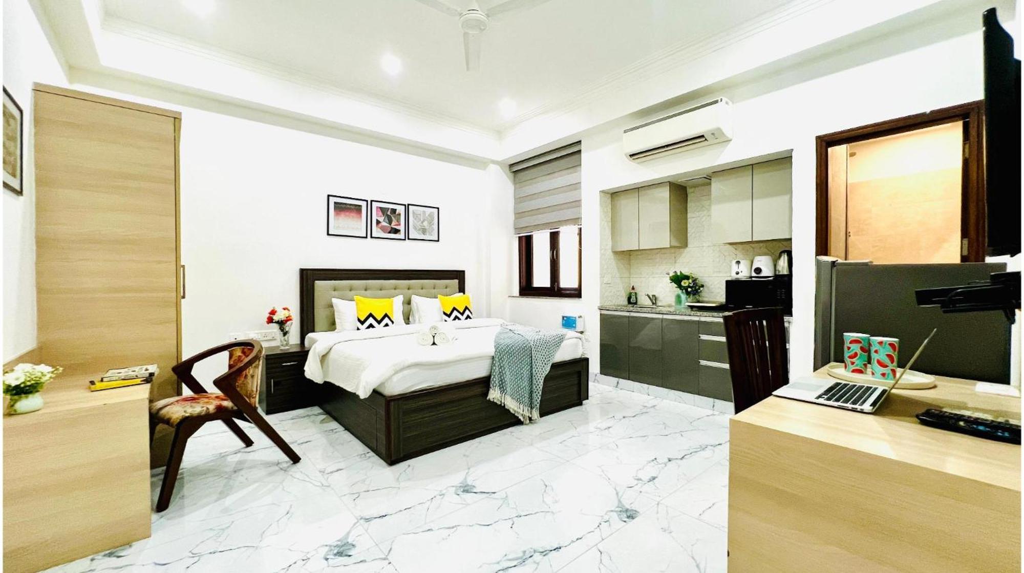 Olive Service Apartments - Golf Course Road Gurgaon Luaran gambar